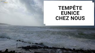 LA TEMPÊTE EUNICE chez nous WIMEREUX [upl. by Esilahs200]