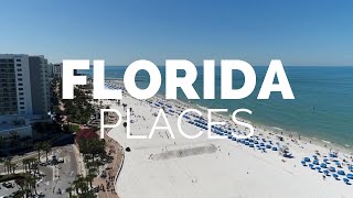 10 Best Places to Visit in Florida  Travel Video [upl. by Cynde854]