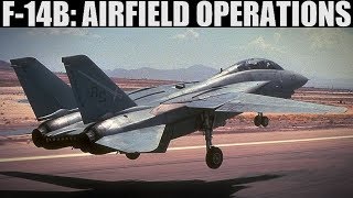 F14B Tomcat Airfield Taxi Takeoff amp VFR Landing Tutorial  DCS WORLD [upl. by Ennayoj462]