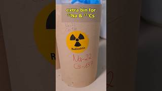 What to do with radioactive waste in a lab science radioactivity experiment chemistry nuclear [upl. by Eaton]