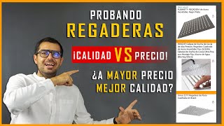 🚿 Probando regaderas BARATAS 🆚 CARAS 🔥 ELIJE la MEJOR [upl. by Hotchkiss726]