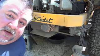 How To Change Fluid on RZT Hydro Gear Transaxle Cub Cadet [upl. by Engedus]