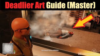 Hitman 2 Deadlier Art Master  Drop Sculpture on Rico Delgado walkthrough guide [upl. by Masha]