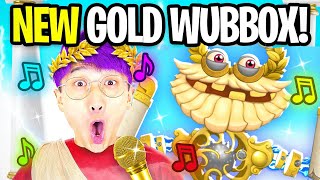 MY SINGING MONSTERS  GOLD ISLAND  EPIC GOLD WUBBOX  FULL SONG LankyBox Gets NEW WUBBOX [upl. by Namas]