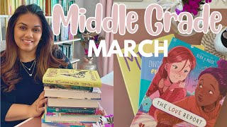 Middle Grade March Prep  bookstore new books  TBR [upl. by Eadmund]