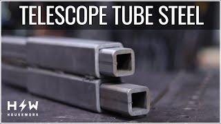 How to Remove Weld Seam amp Telescope Tube Steel [upl. by Wait601]