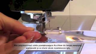 Lupa  szkło powiększające Janome Optic magnifier [upl. by Lorant907]