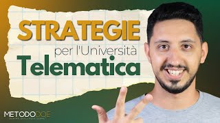 Università Telematica 3 Strategie per Studiare in Modo Efficace [upl. by Sukul565]