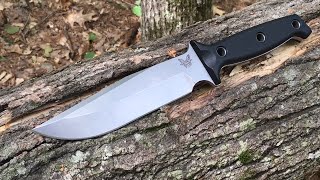 Benchmade Arvensis 119 Survival Bug Out Camping Knife  Fixed Blade [upl. by Eirrej]