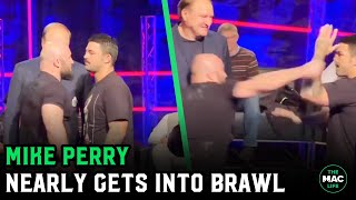 Mike Perry gets into physical altercation with other man at press conference [upl. by Sallee]