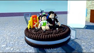 TRENZINHO DE BOLACHA RECHEADA  Roblox  Create a Cart Ride [upl. by Yhtac456]