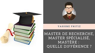 Master de recherche Master spécialisé Mastère  Quelle différence [upl. by Onairpic]