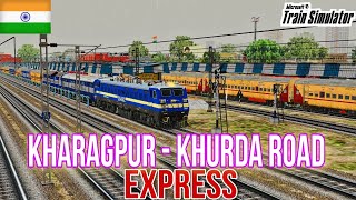 🔴LIVE  JOURNEY WITH 18021 KHARAGPUR  KHURDA ROAD EXPRESS  ECOR  MSTS LIVE  OPENRAILS  PART  4 [upl. by Nauqan]