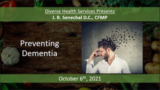 Preventing Dementia  Lecture by Dr Jeff [upl. by Xad]