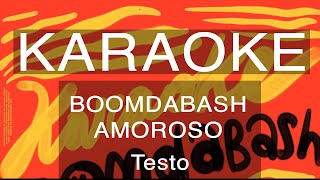 Boomdabash ft Alessandra Amoroso  Karaoke Testo e Musica [upl. by Coltun]