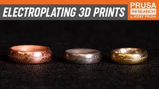 Electroplating 3D Prints the Symphony of Plastic and Metal [upl. by Herve]