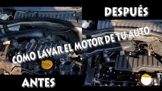 ¿Como lavar el motor de un auto [upl. by Luke]