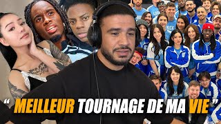 Amine raconte comment sest passé le tournage de MrBeast [upl. by Aekin]