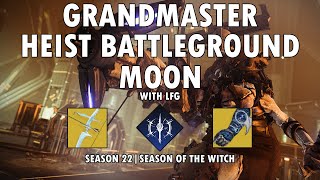 Grandmaster Nightfall  Heist Battleground Moon Stasis WarlockDestiny 2 Season of the Witch [upl. by Trent]