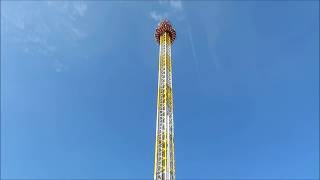 Hangover  Der Freefalltower am Cannstatter Volksfest 2018 [upl. by Parke]