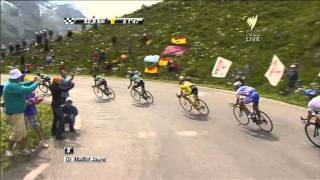 Tour de France Col du Galibier Descent [upl. by Htebsle]