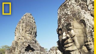 In Cambodia a City of Towering Temples in the Forest  National Geographic [upl. by Ettenahc]