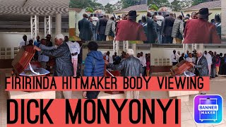 FIRIRINDA HITMAKER AKA DICK MUNYONYI EMOTIONAL BODY VIEWING IN KU MORTUARY [upl. by Ledda]