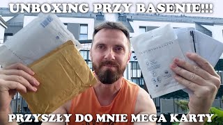 UNBOXING PRZY BASENIE  PRZYSZŁY PACZKI Z MEGA KARTAMI  OMG ILE TEGO JEST  KUBA POZNAJE MBAPPE [upl. by Onafets]