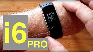 iWOWNfit i6 Pro quotFitBit Likequot Fitness Tracker Smart Band Unboxing and Review [upl. by Ahtnahc]