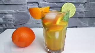 Orange Mojito ALKOHOLFREIER COCKTAIL  Rezept [upl. by Anomas703]