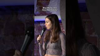 Welche Begriffe fallen euch noch ein 😅  🎤 Maria Clara Groppler standupcomedy feminism [upl. by Ivanah788]