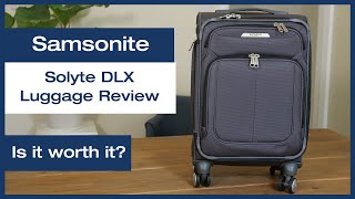 Samsonite Solyte DLX Softside Luggage Review [upl. by Notniuq]