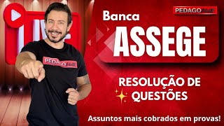 Ao Vivo Análise e Resolução de Questões da ASSEGE [upl. by Dwayne]