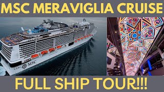 MSC Meraviglia Full Ship Tour with Commentary [upl. by Corie]