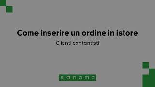 Come inserire un ordine in istore per clienti contantisti [upl. by Wellington165]