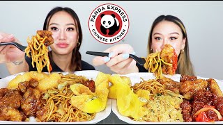 PANDA EXPRESS MUKBANG  PS 💍 😍 SHES ENGAGED [upl. by Gittel]