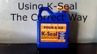 How to use KSeal URGENT Watch before you damage your Engine radiator leak repair fix correctly [upl. by Ultima504]