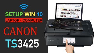 Canon Printer TS3122 TS3322 amp TS3300 Setup to Laptop [upl. by Haskins]