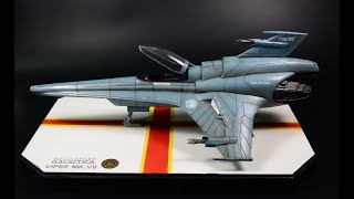 Viper MK VII Battlestar Galactica  RevellMoebius 132  SciFi Plastic Model [upl. by Adnilemreh]