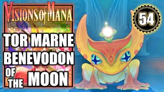 Visions of Mana  Tor Marne Benevodon of the Moon Boss Fight  Walkthrough Part 54 [upl. by Ellehctim]