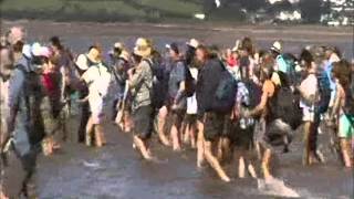 Sponsored Walk Morecambe Bay 14 July 2013 [upl. by Einotna]