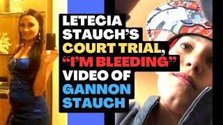 Letecia Stauch’s court trial “I’m bleeding” video of Gannon Stauch Watch to see if jury views it [upl. by Limhaj]