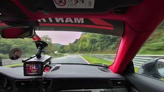 NURBURGRING FULL 4K 180° YOU MY PASSENGER INTO THE GT2 RS MANTHEY RACING [upl. by Akla978]