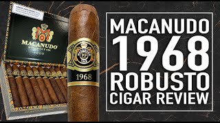 Macanudo 1968 Robusto Cigar Review [upl. by Adamik]