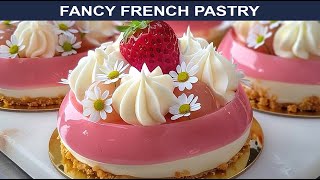 French Patisserie Taste of France Chocolate Strawberry Raspberry Fancy Extravagant Cake Pastry Ideas [upl. by Catharine241]