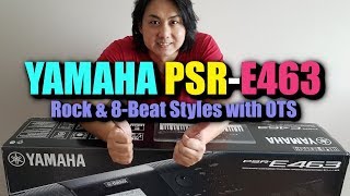 Rock amp 8 Beat Styles  OTS Voice Demo  Yamaha PSRE463  Yamaha EW410 [upl. by Tonia428]