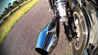 Triumph Bonneville Predator Exhaust Sound [upl. by Abas]