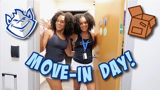 College Move In Day VLOG 2023 SLU Dorm Decorating  Mini Tour  Spring Hall [upl. by Hannala]