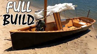 Homemade Plywood Sailing Boat FULL BUILD My Goat Island Skiff [upl. by Warila306]