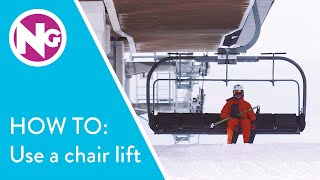 How To Get On and Off a Chair Lift in 5 Steps  Learn to Ski [upl. by Tterrag319]